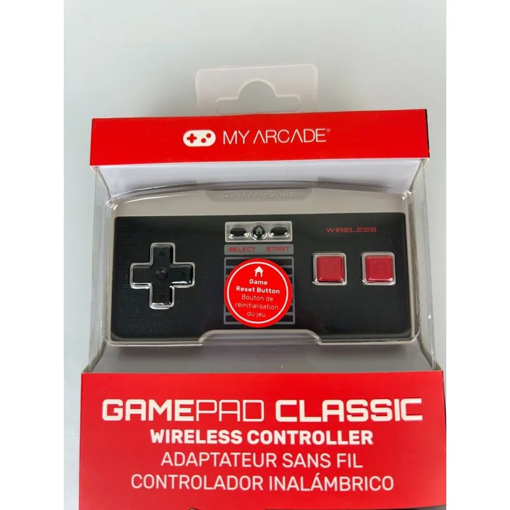 MyArcade Gamepad Classic Wireless Controller NES Classic Wii Wii U Compatible